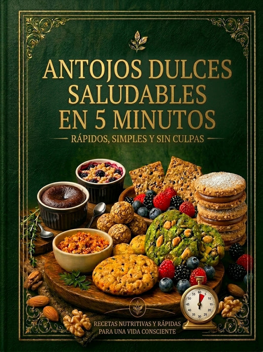 Antojos dulces saludables en 5 minutos